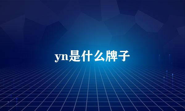 yn是什么牌子